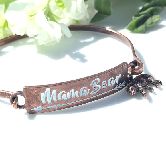Mama Bear Copper Tone Bracelet - Picture 3 of 7